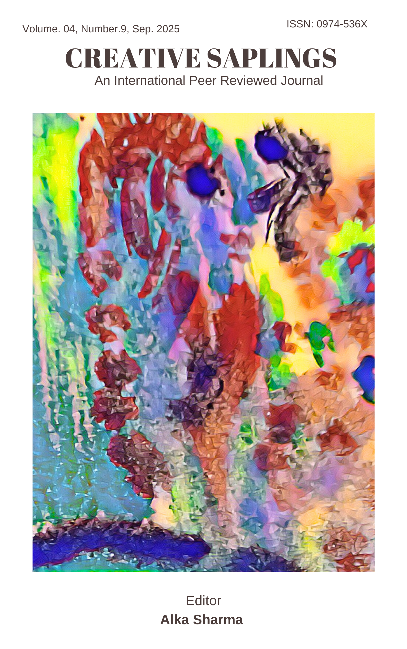 					View Vol. 4 No. 9 (2025): September, Creative Saplings
				